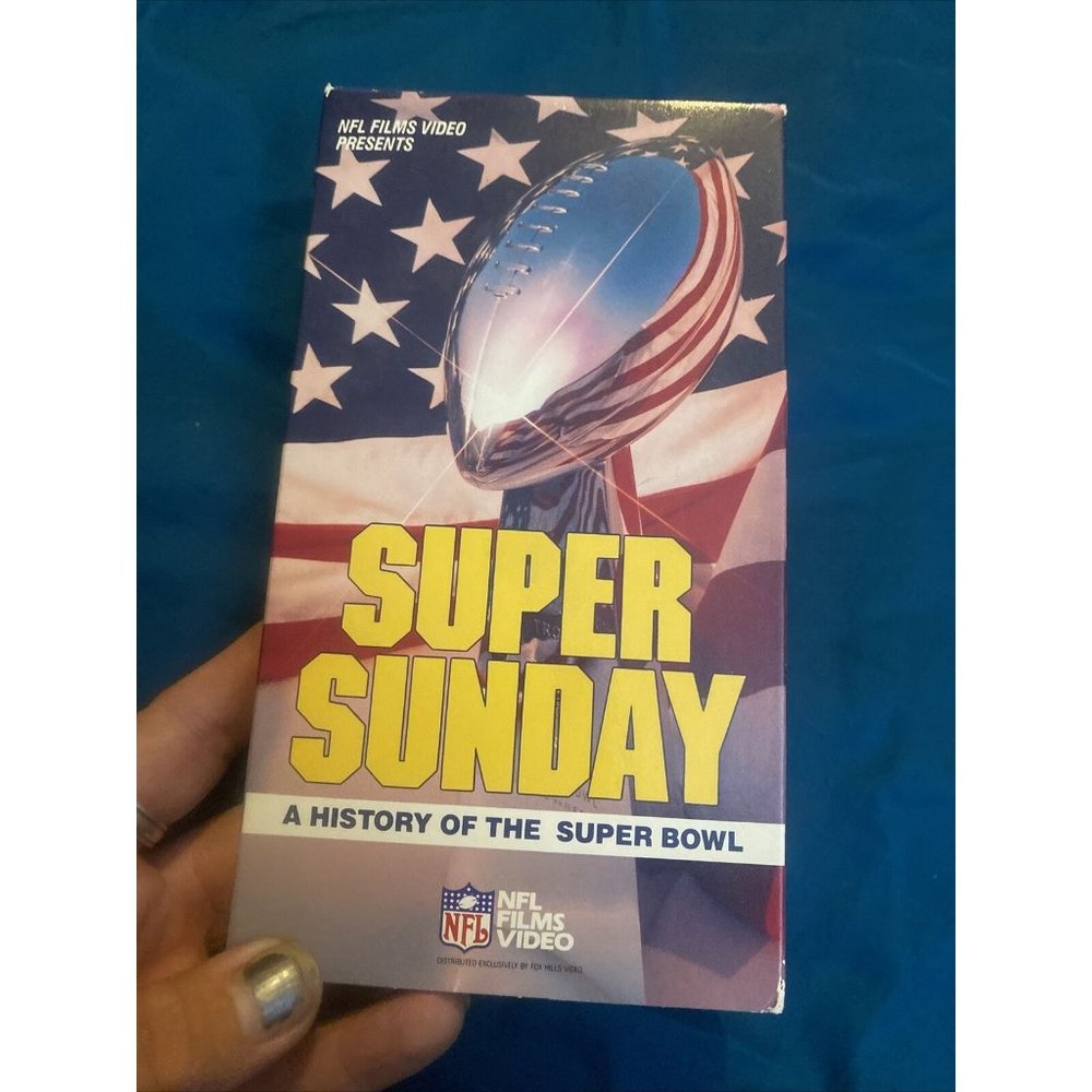 NFL - Super Sunday : A History Of The Super Bowl VHS Tape NFL Films 1988